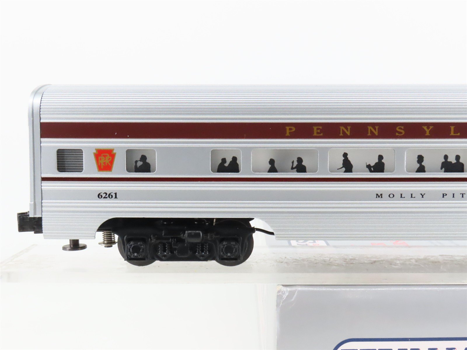 O 3-Rail Williams LL730 PRR Luxury Liner 60' Aluminum Diner Passenger #6261