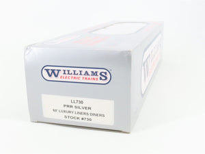 O 3-Rail Williams LL730 PRR Luxury Liner 60' Aluminum Diner Passenger #6261