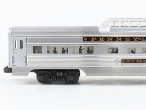 O Gauge 3-Rail Lionel PRR Pennsylvania Aluminum Vista Dome Passenger Car #2532
