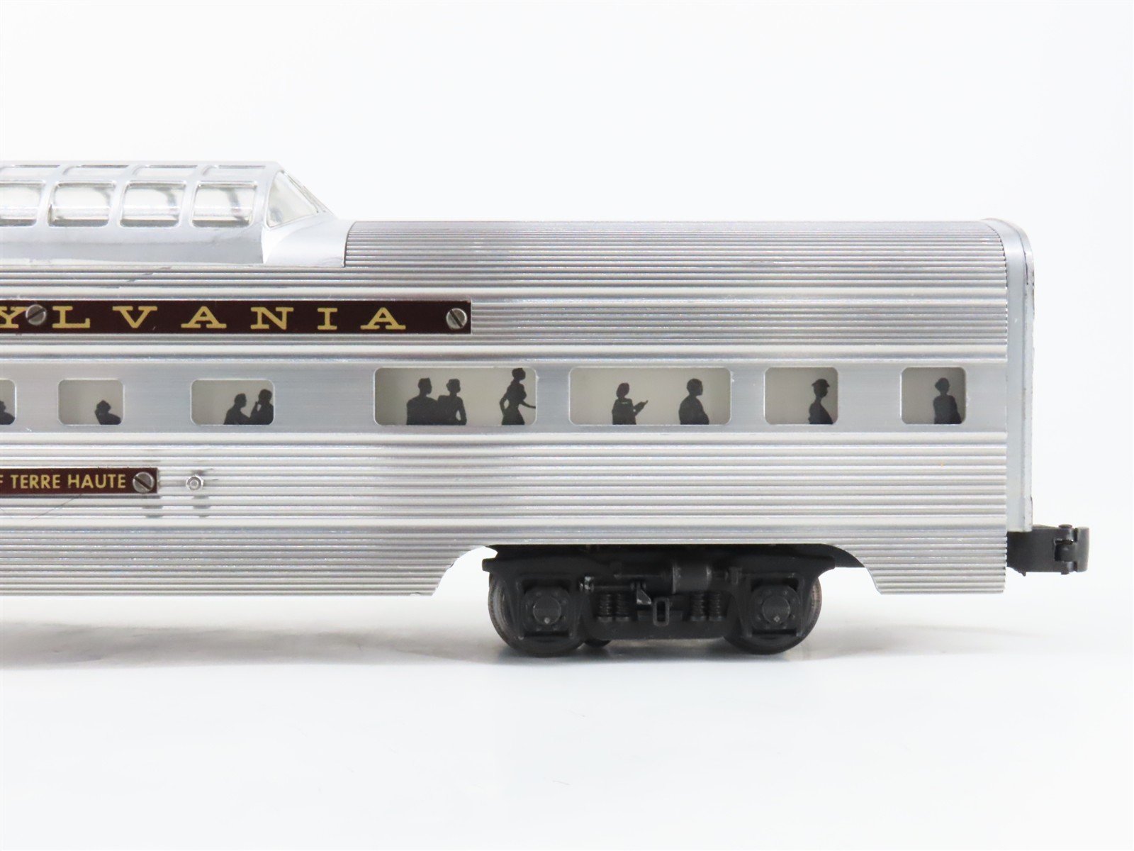 O Gauge 3-Rail Lionel PRR Pennsylvania Aluminum Vista Dome Passenger Car #2532