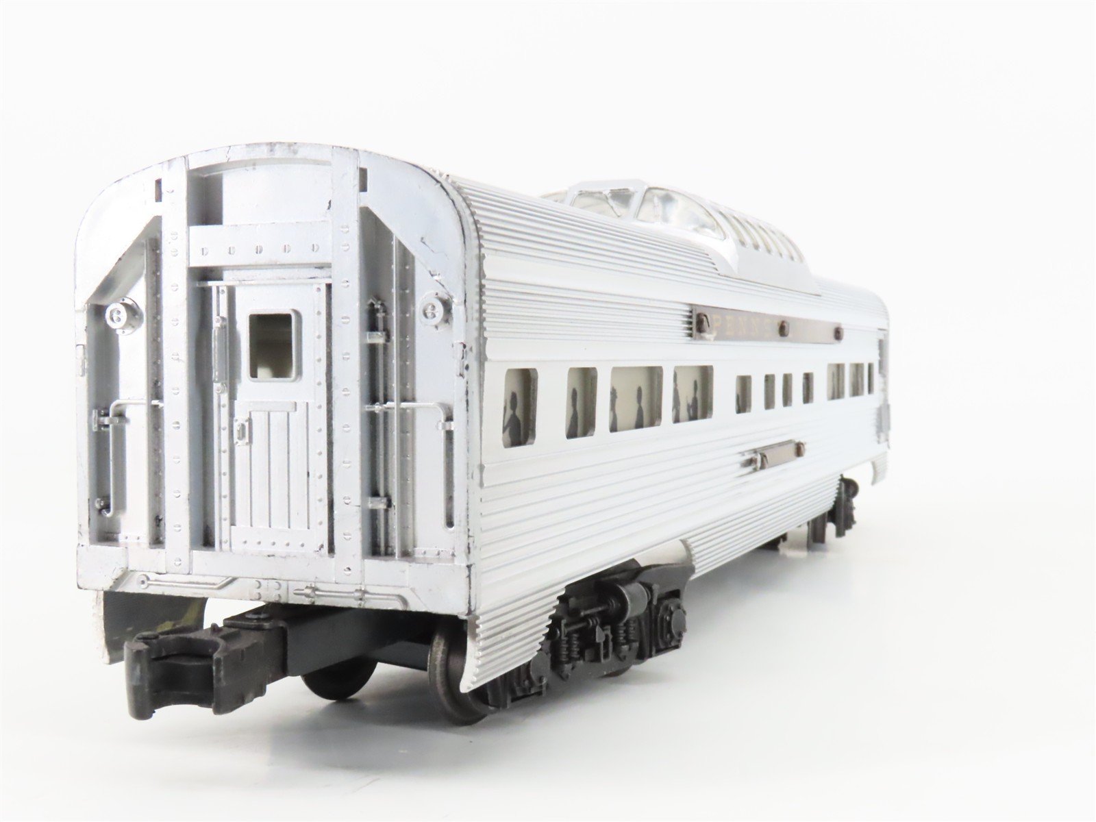 O Gauge 3-Rail Lionel PRR Pennsylvania Aluminum Vista Dome Passenger Car #2532