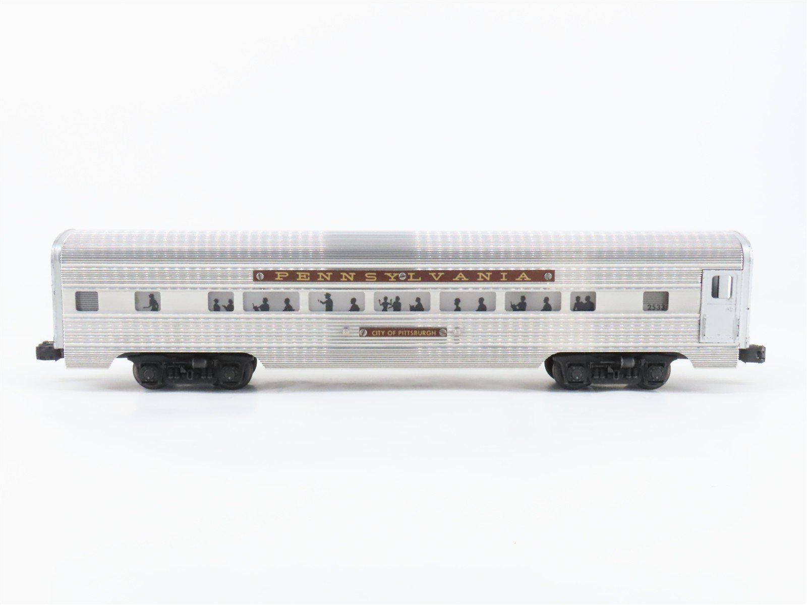 O Gauge 3-Rail Lionel PRR Pennsylvania Aluminum Sleeper Passenger Car #2533