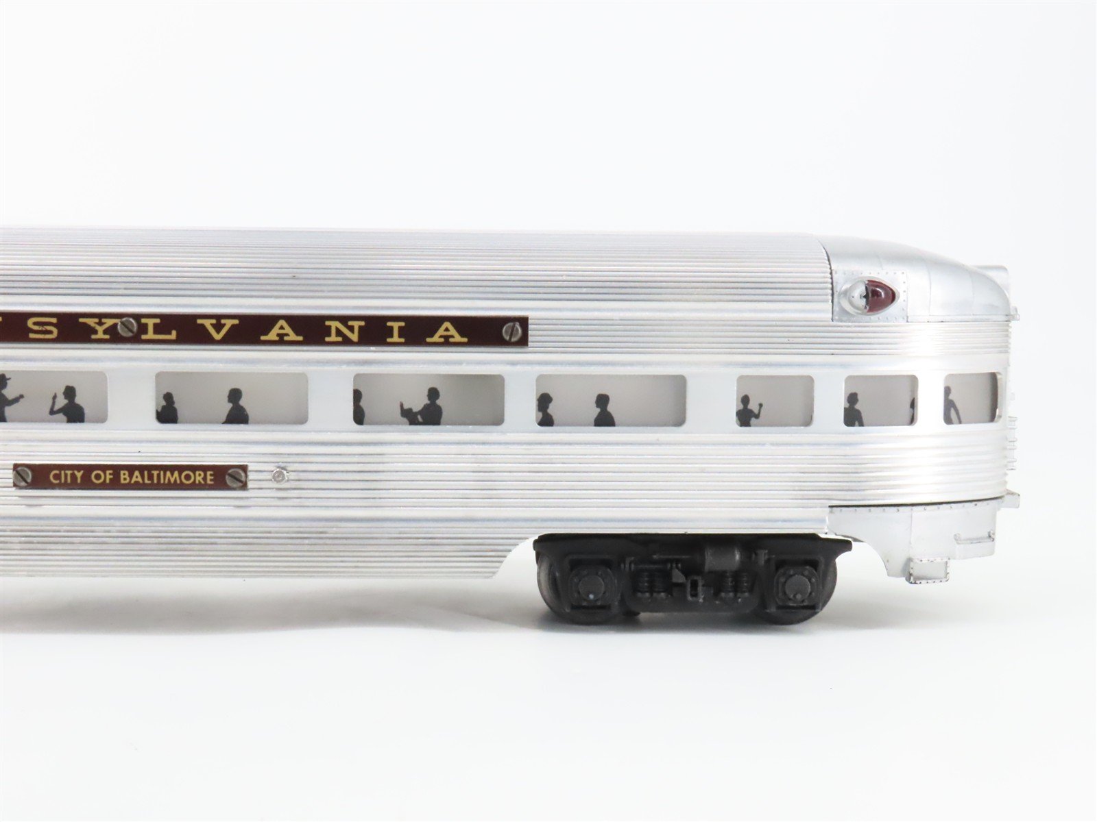 O Gauge 3-Rail Lionel PRR Pennsylvania Aluminum Observation Passenger Car #2531