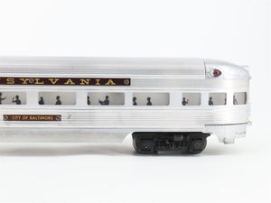O Gauge 3-Rail Lionel PRR Pennsylvania Aluminum Observation Passenger Car #2531