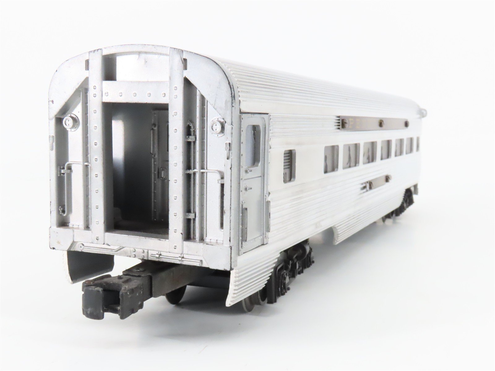 O Gauge 3-Rail Lionel PRR Pennsylvania Aluminum Observation Passenger Car #2531