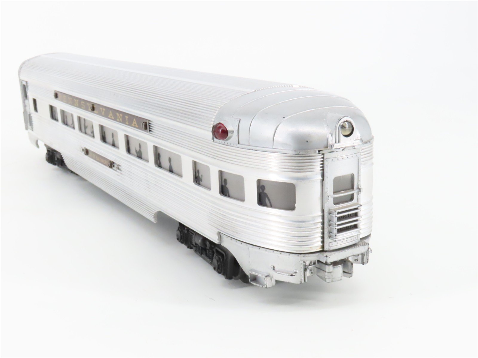 O Gauge 3-Rail Lionel PRR Pennsylvania Aluminum Observation Passenger Car #2531