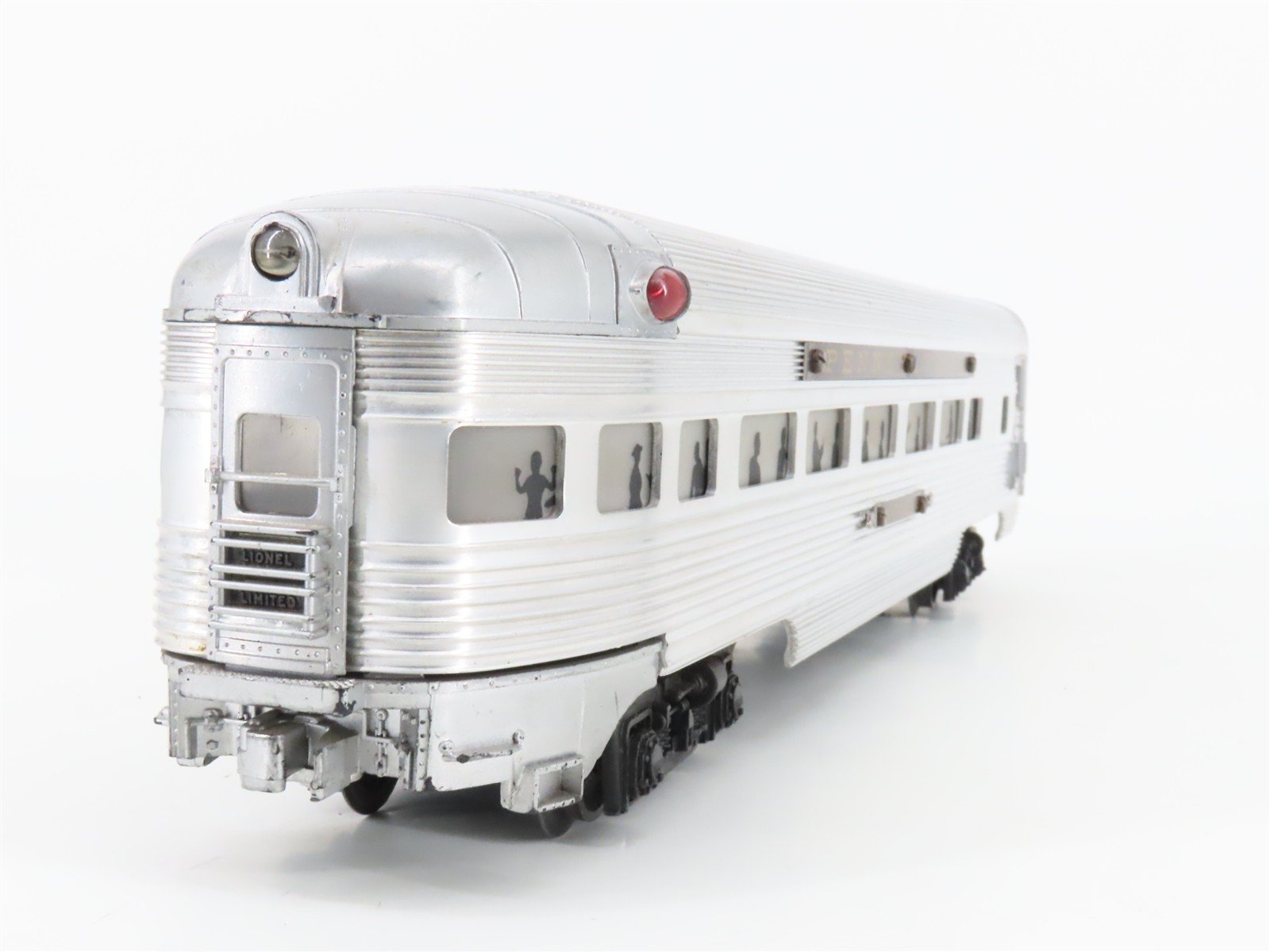 O Gauge 3-Rail Lionel PRR Pennsylvania Aluminum Observation Passenger Car #2531
