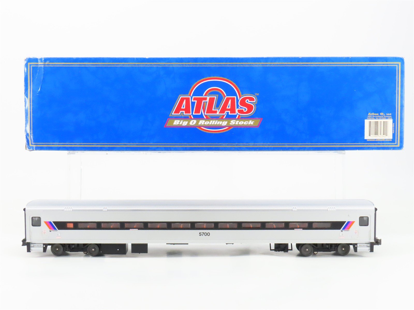 O Gauge 3-Rail Atlas 6234-2 NJ Transit Comet II Commuter Coach Passenger #5700