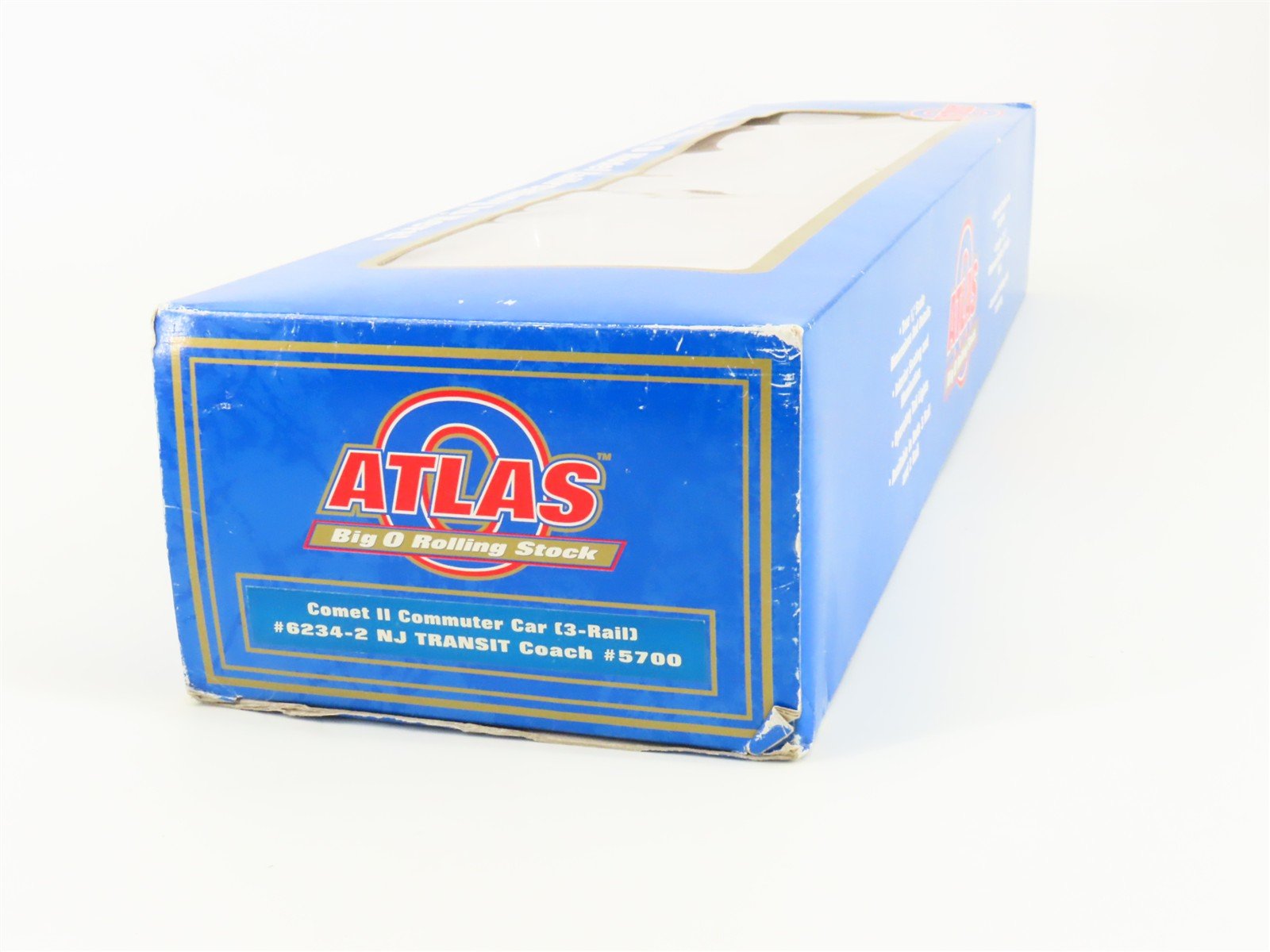 O Gauge 3-Rail Atlas 6234-2 NJ Transit Comet II Commuter Coach Passenger #5700