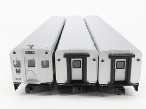 O Gauge 3-Rail Atlas 6215 NJ Transit Comet II Commuter Passenger 3-Car Set