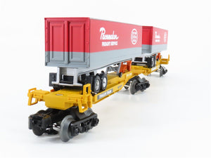 O Gauge 3-Rail Lionel 6-16904 TTUX NYC New York Central Flat Car w/ Trailers
