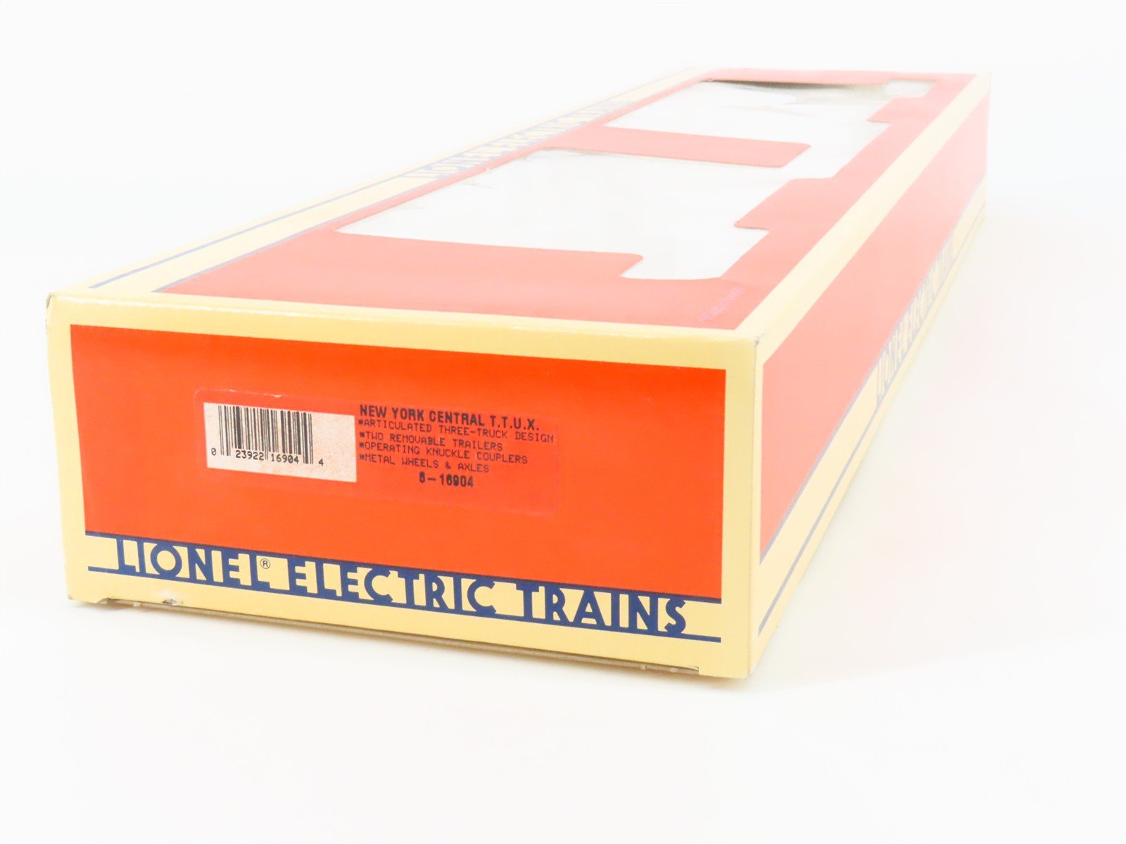 O Gauge 3-Rail Lionel 6-16904 TTUX NYC New York Central Flat Car w/ Trailers