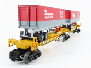 O Gauge 3-Rail Lionel 6-16904 TTUX NYC New York Central Flat Car w/ Trailers