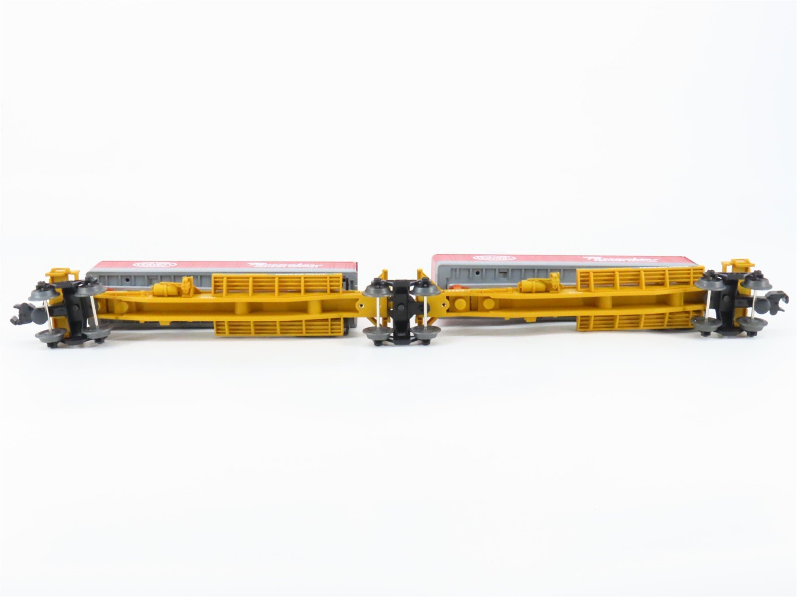 O Gauge 3-Rail Lionel 6-16904 TTUX NYC New York Central Flat Car w/ Trailers