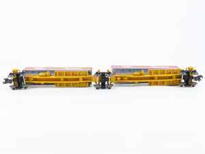 O Gauge 3-Rail Lionel 6-16904 TTUX NYC New York Central Flat Car w/ Trailers