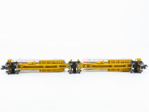 O Gauge 3-Rail Lionel TTUX Trailer Train Flat Car w/ CR Conrail Trailers