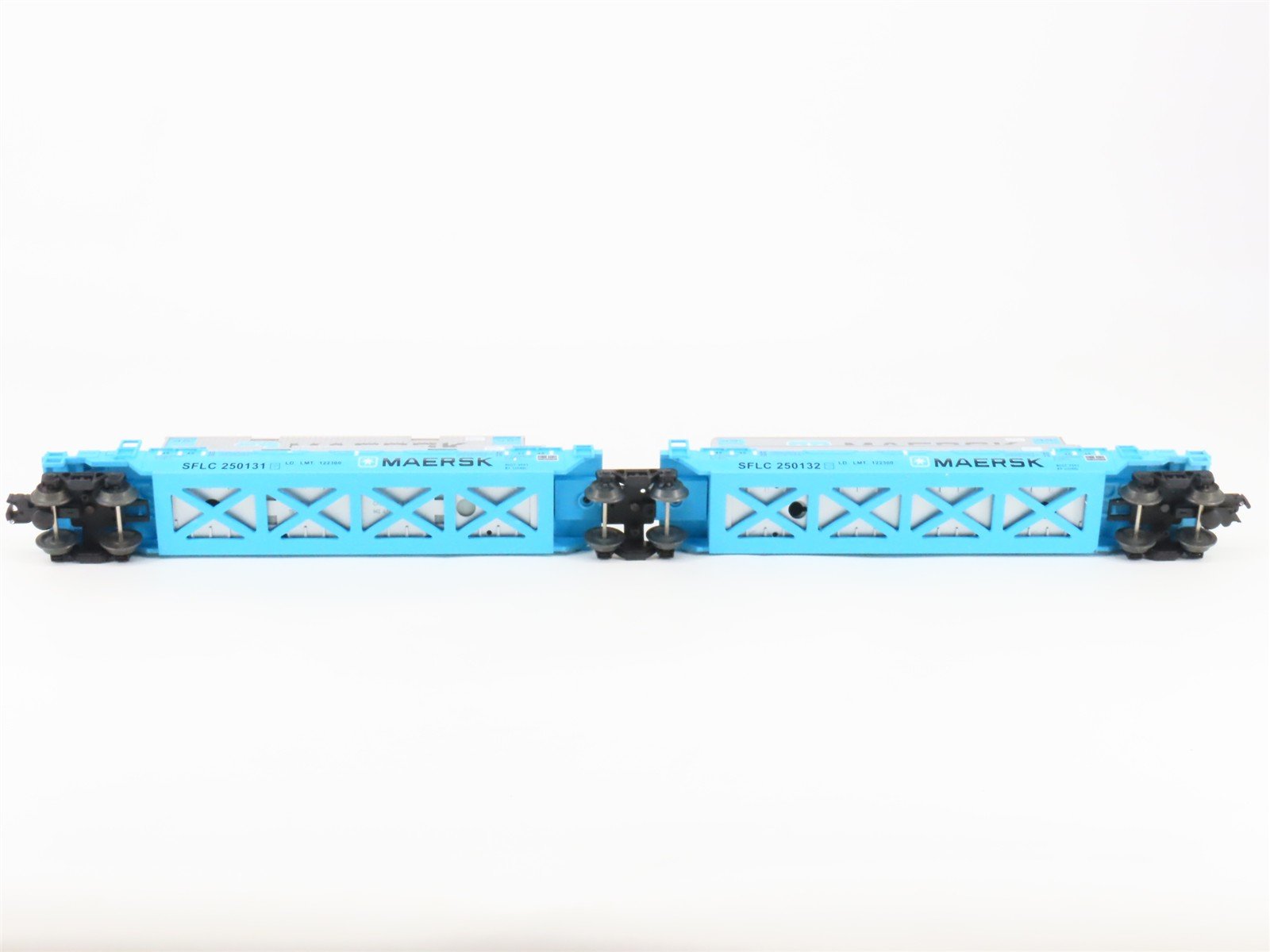 O Gauge 3-Rail Lionel 6-36935 SFLC Maersk Maxi Stack Flat Car w/ Containers