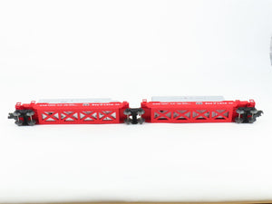O Gauge 3-Rail Lionel 6-16936 NYSW Sea Land Maxi Stack Flat Car w/ Containers