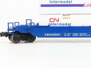 O Gauge 3-Rail Lionel 6-16912 CN Canadian National Flat Car w/ Containers