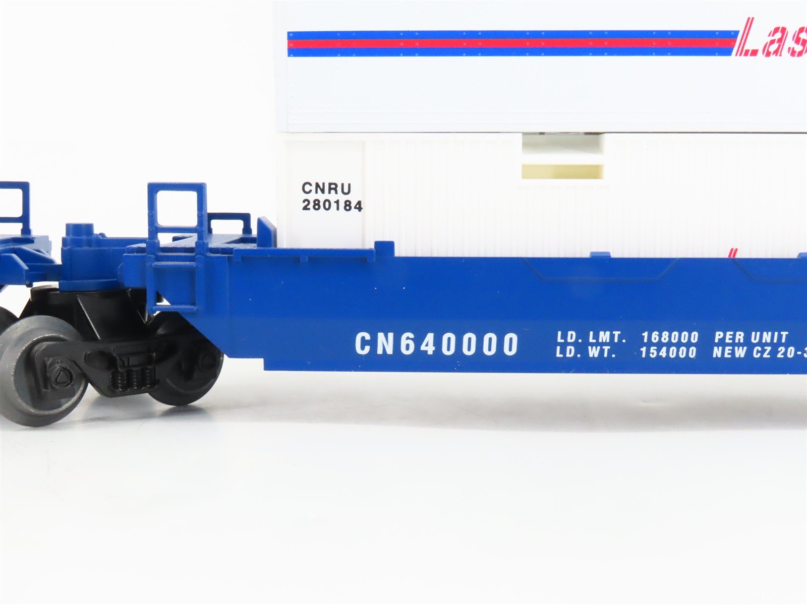 O Gauge 3-Rail Lionel 6-16912 CN Canadian National Flat Car w/ Containers