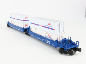 O Gauge 3-Rail Lionel 6-16912 CN Canadian National Flat Car w/ Containers