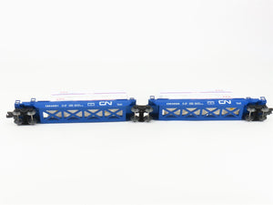 O Gauge 3-Rail Lionel 6-16912 CN Canadian National Flat Car w/ Containers