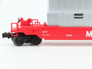 O Gauge 3-Rail Lionel 6-16360 NW Railroad Maxi Stack Flat Car w/ Containers