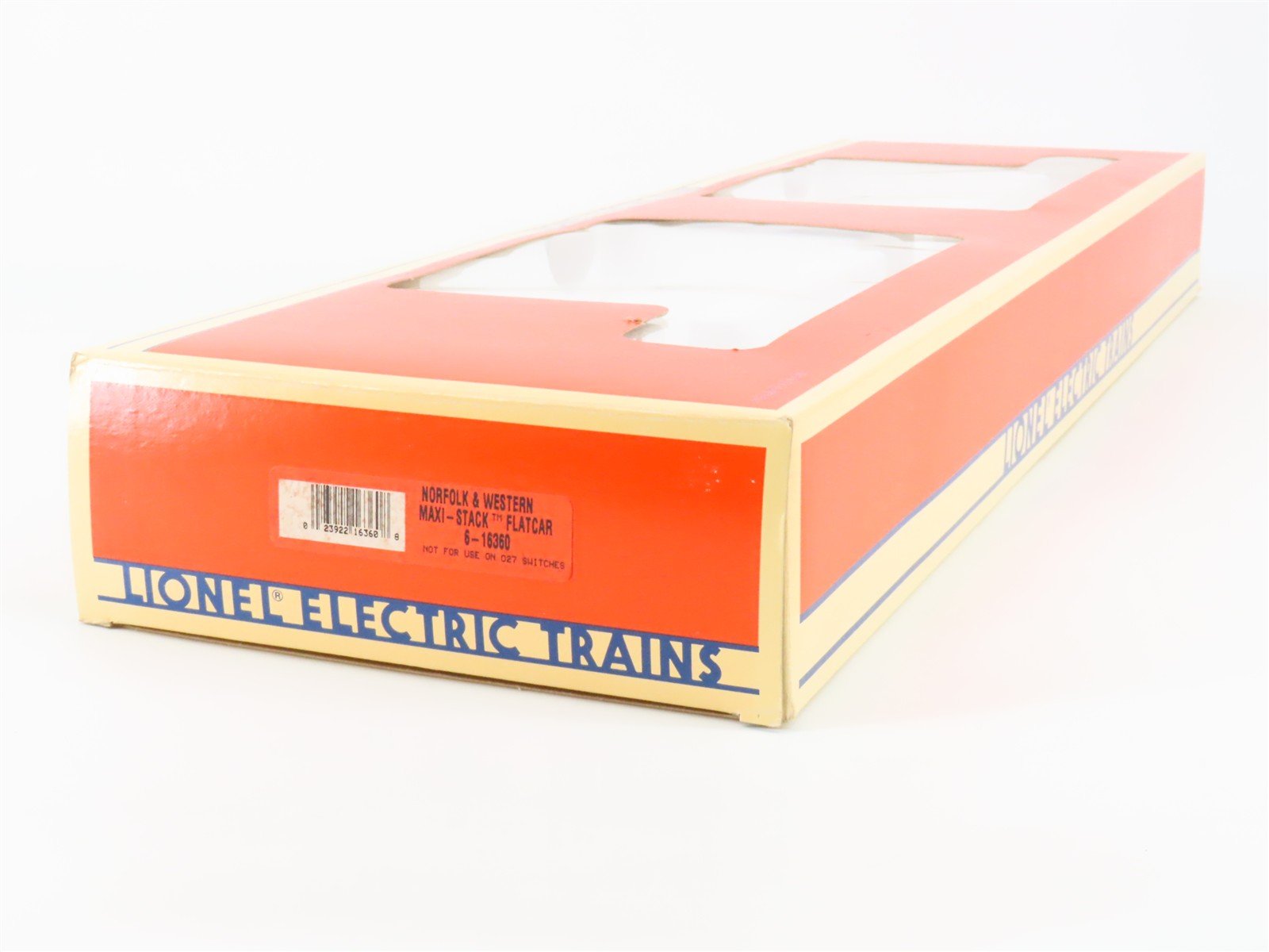 O Gauge 3-Rail Lionel 6-16360 NW Railroad Maxi Stack Flat Car w/ Containers