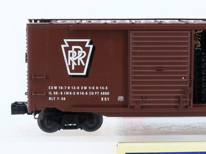 O Gauge 3-Rail Lionel 6-17281 PRR Pennsylvania Box Car #83158 w/ Auto Frame Load
