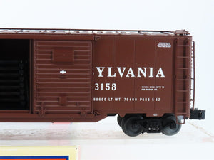 O Gauge 3-Rail Lionel 6-17281 PRR Pennsylvania Box Car #83158 w/ Auto Frame Load