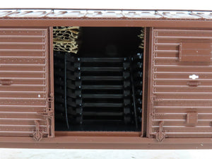 O Gauge 3-Rail Lionel 6-17281 PRR Pennsylvania Box Car #83158 w/ Auto Frame Load