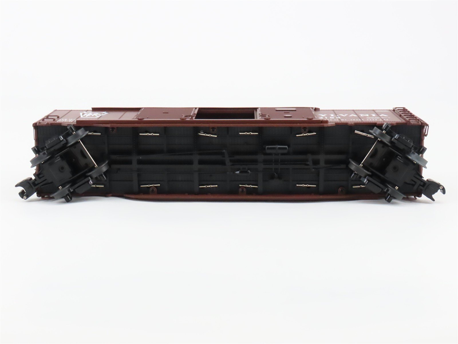 O Gauge 3-Rail Lionel 6-17281 PRR Pennsylvania Box Car #83158 w/ Auto Frame Load