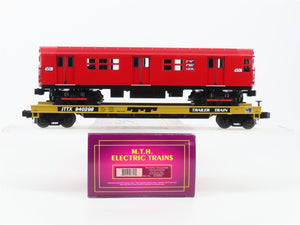 O Gauge 3-Rail MTH 20-98364 ITTX Trailer Train Flat Car #940298 w/ Subway Car