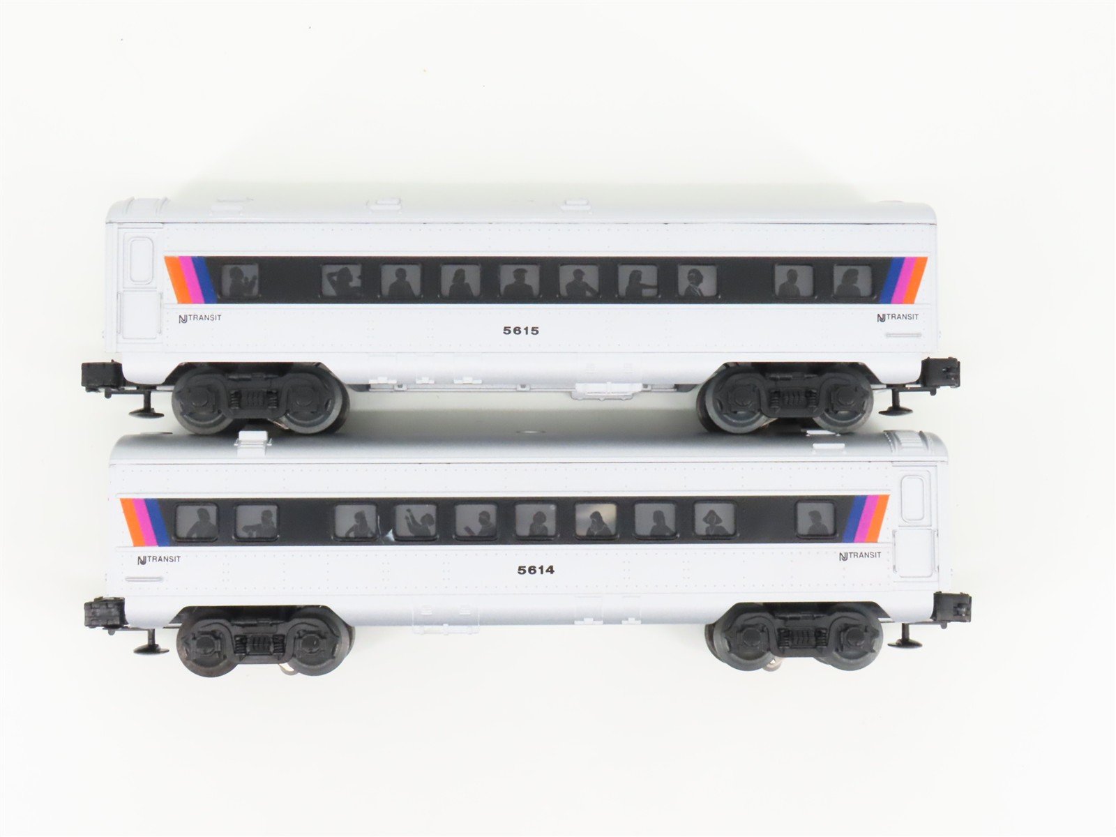 O Gauge 3-Rail Lionel 71-1833-212 1997 NJ Transit Diesel Passenger Set w/Track