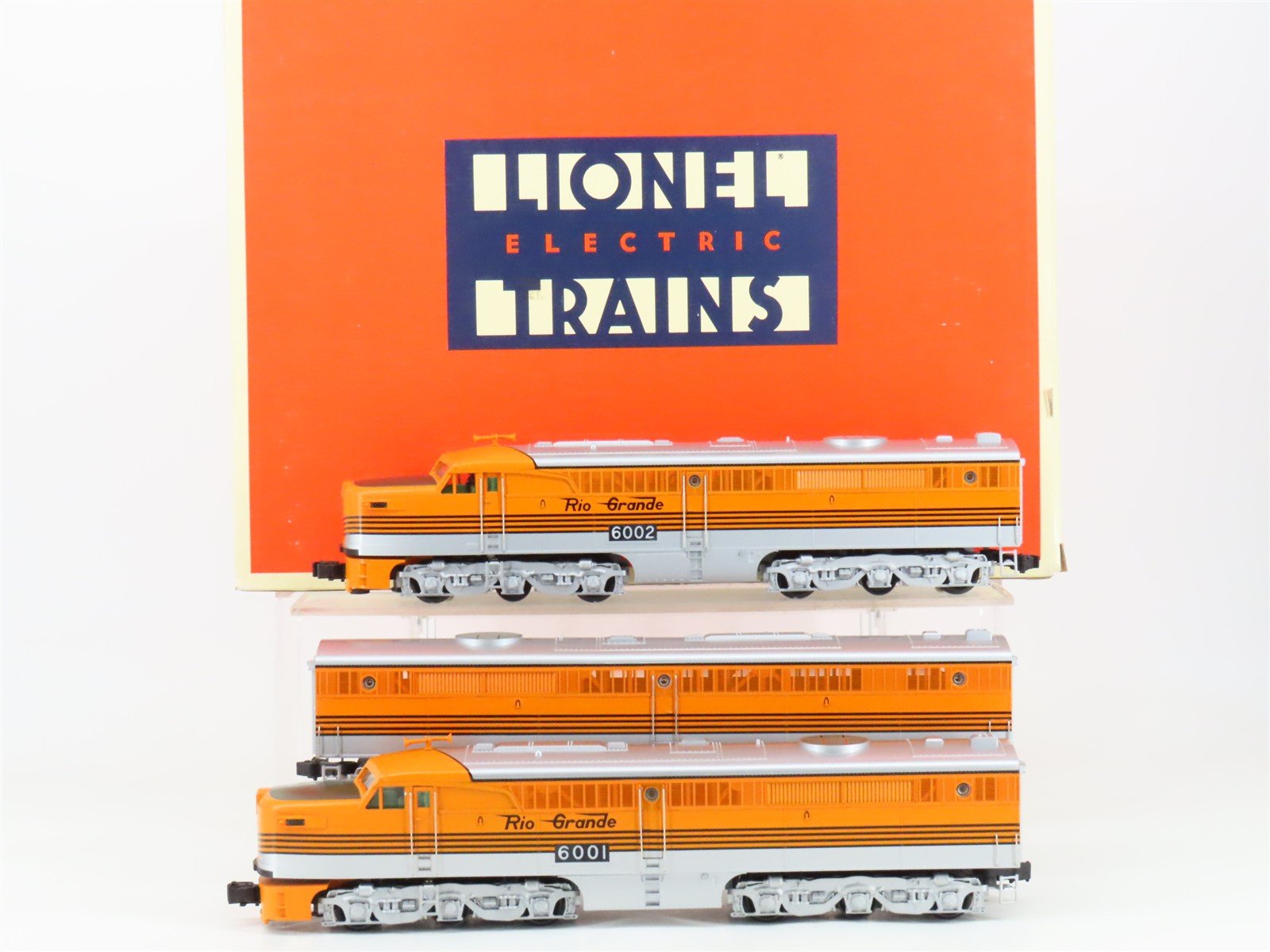O Gauge 3-Rail Lionel 6-18107 DRGW Rio Grande PA-1 A/B/A Diesel Locomotive Set