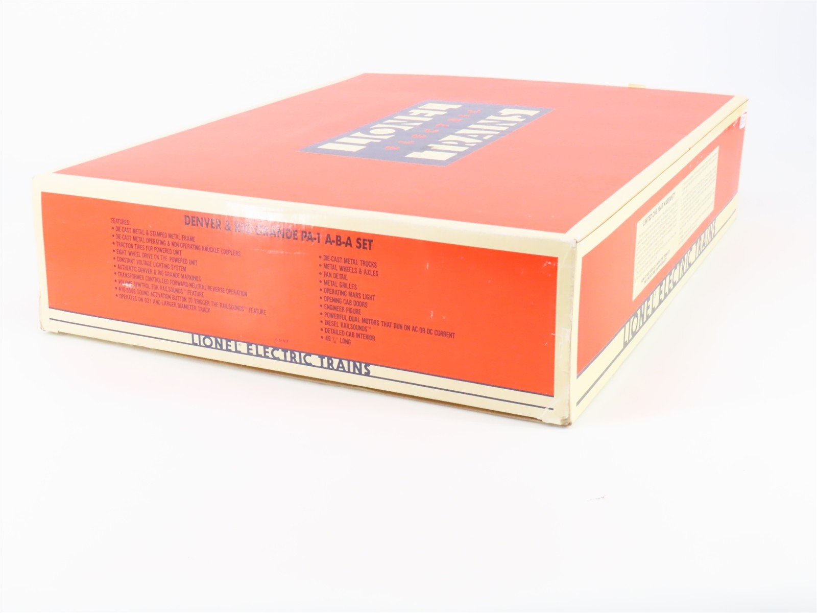 O Gauge 3-Rail Lionel 6-18107 DRGW Rio Grande PA-1 A/B/A Diesel Locomotive Set