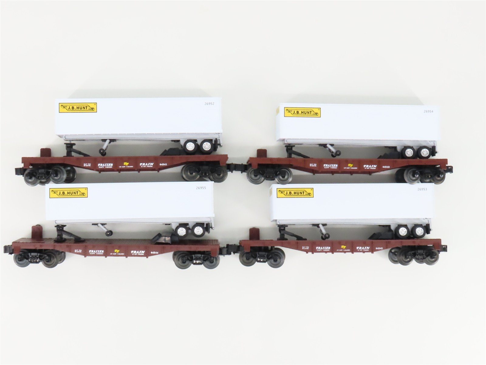 O Gauge 3-Rail Lionel 6-21752 CR Conrail Diesel Trailer Train 4-Car Set