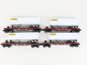 O Gauge 3-Rail Lionel 6-21752 CR Conrail Diesel Trailer Train 4-Car Set