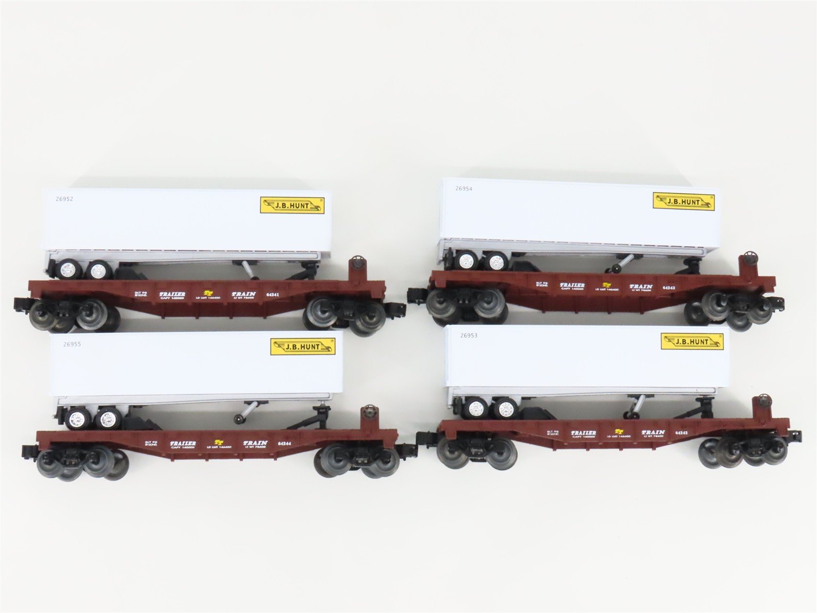 O Gauge 3-Rail Lionel 6-21752 CR Conrail Diesel Trailer Train 4-Car Set