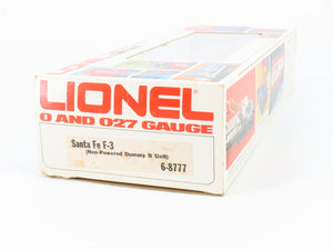 O Gauge 3-Rail Lionel 6-8777 ATSF Santa Fe F3B Diesel Locomotive #8777 UNPOWERED