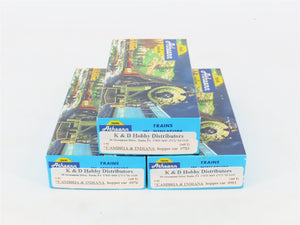 LOT of 3 HO Scale Athearn C&I Cambria & Indiana 2-Bay Open Hopper Car Kits
