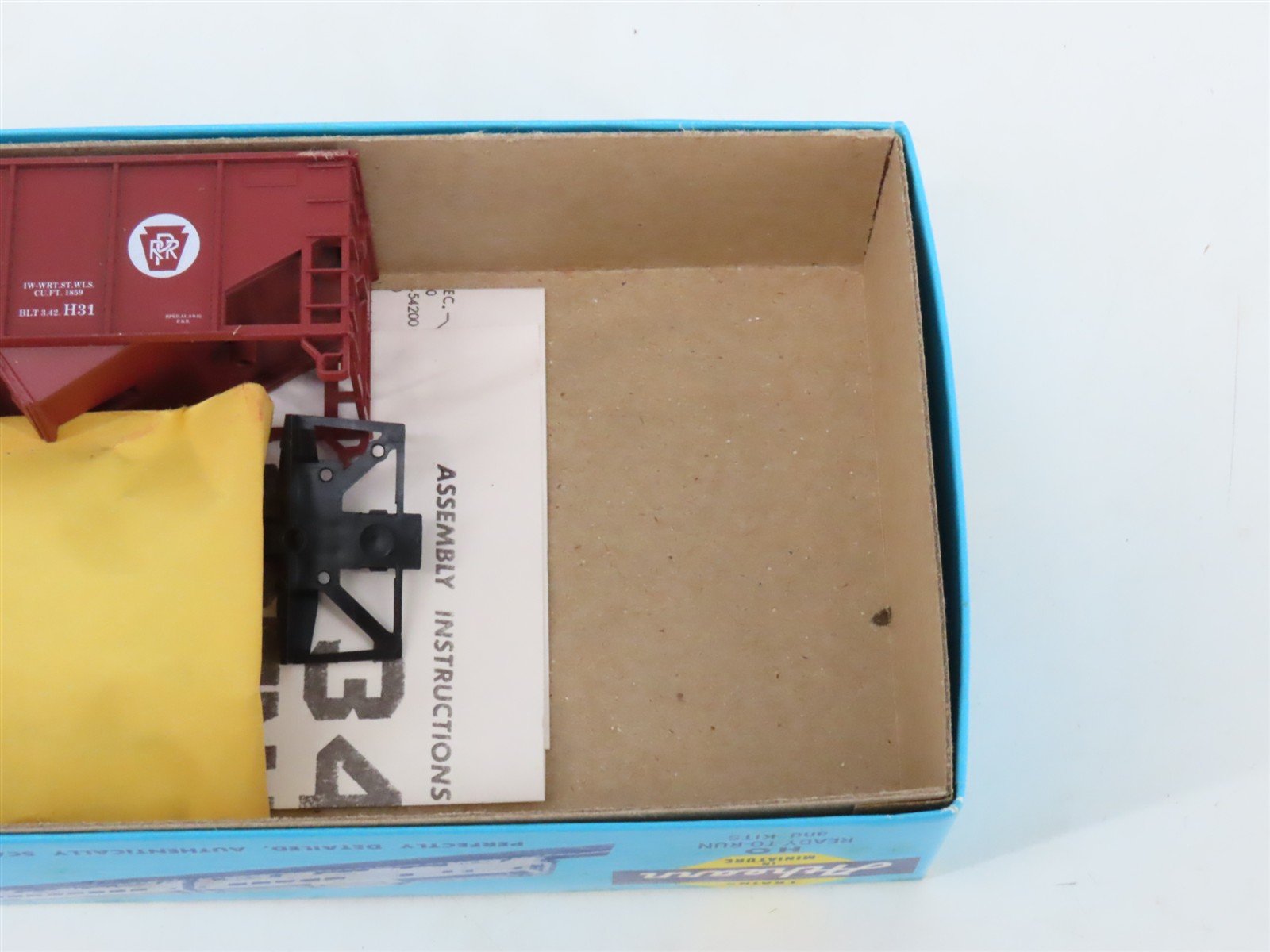 LOT of 3 HO Scale Athearn PRR Pennsylvania 2-Bay Open Hopper Car Kits