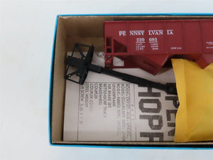 LOT of 3 HO Scale Athearn PRR Pennsylvania 2-Bay Open Hopper Car Kits
