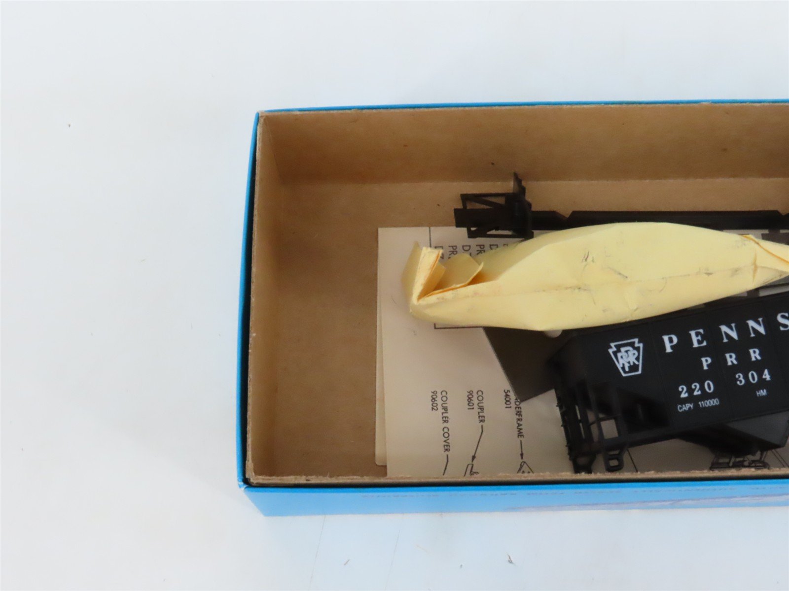 LOT of 3 HO Scale Athearn PRR Pennsylvania 2-Bay Open Hopper Car Kits