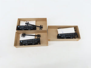 LOT of 3 HO Scale Branchline PRR Pennsylvania 2-Bay Open Hopper Car Kits