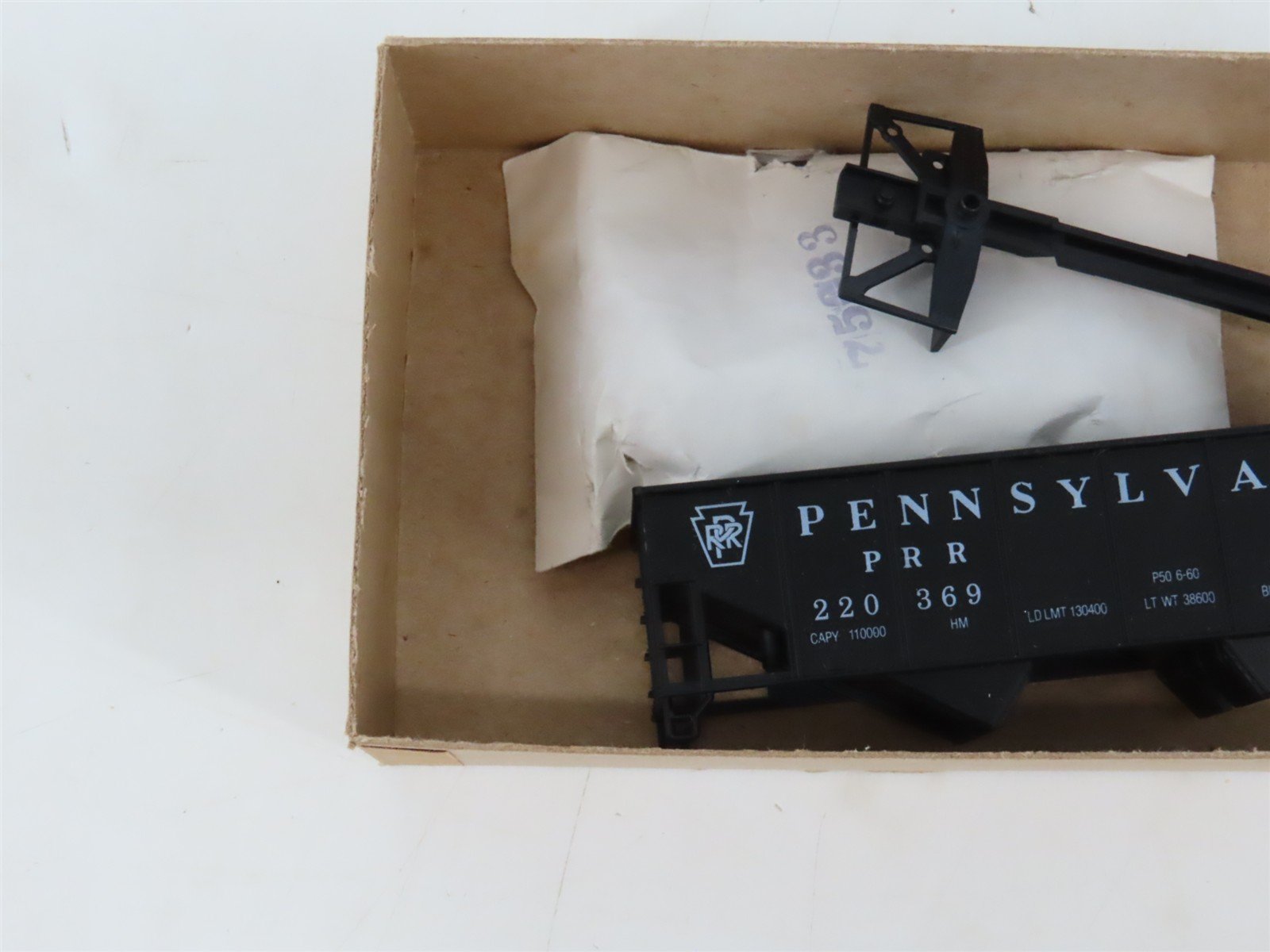 LOT of 3 HO Scale Branchline PRR Pennsylvania 2-Bay Open Hopper Car Kits
