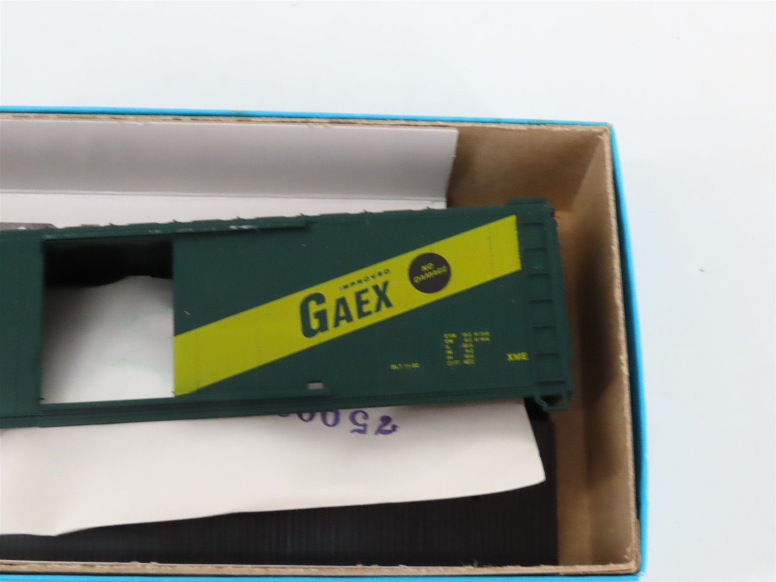 LOT of 5 HO Scale Athearn GAEX/PRR Pennsylvania 50' Boxcar Kits