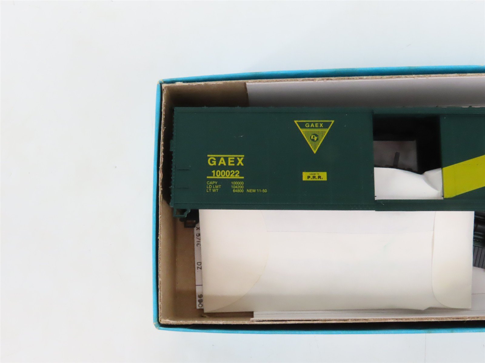 LOT of 5 HO Scale Athearn GAEX/PRR Pennsylvania 50' Boxcar Kits