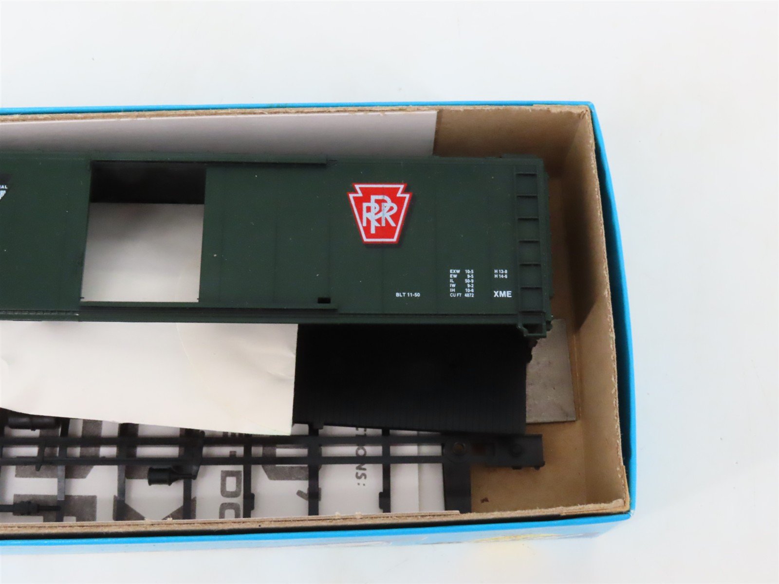 LOT of 5 HO Scale Athearn GAEX/PRR Pennsylvania 50' Boxcar Kits