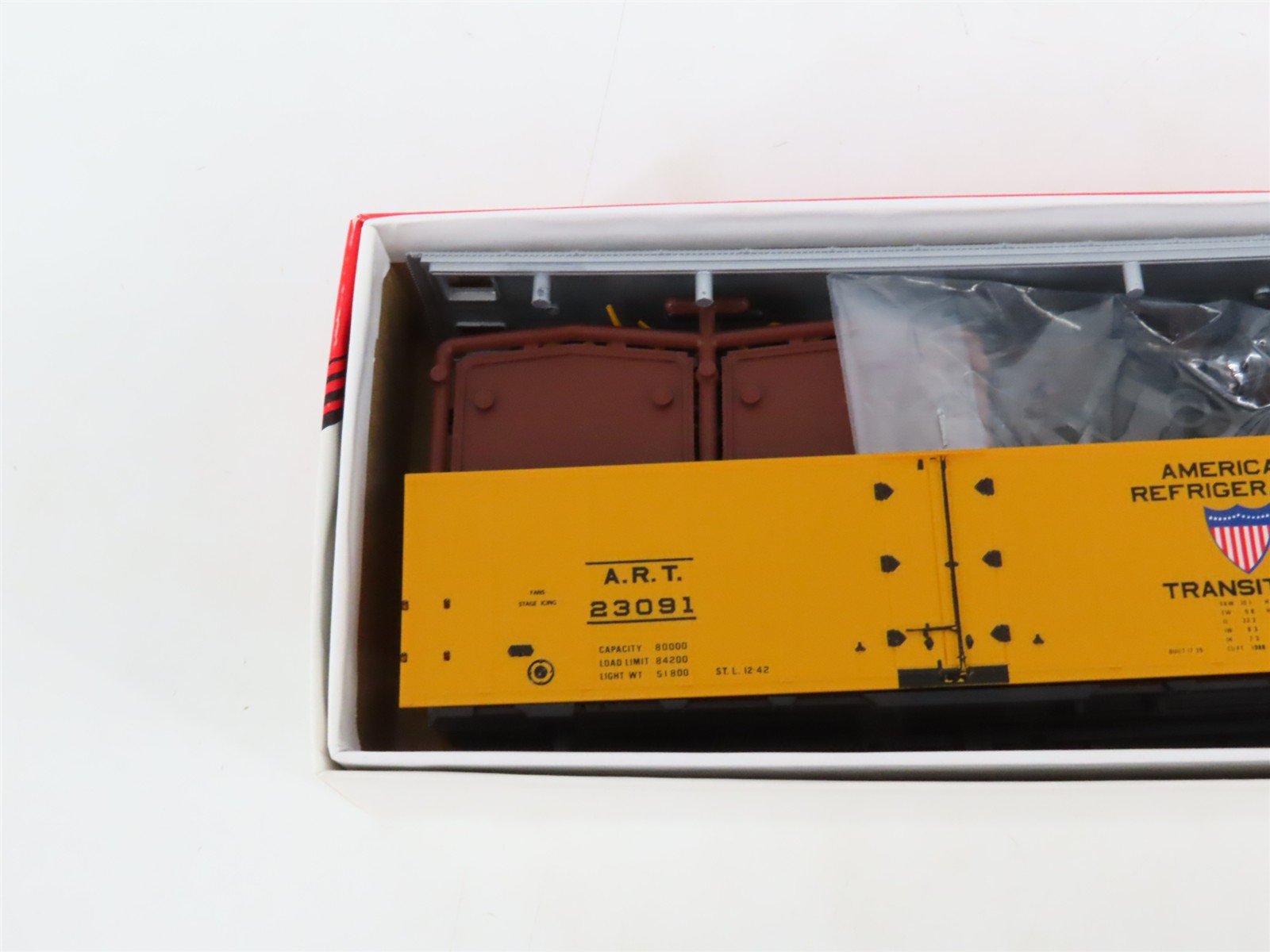 LOT of 4 HO Scale Intermountain ART American Reefer Transit Reefer Cars Kits